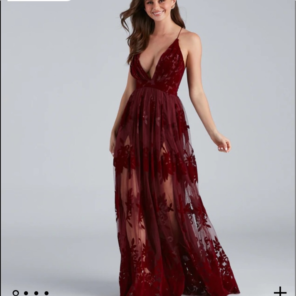 Windsor Double slit prom dress